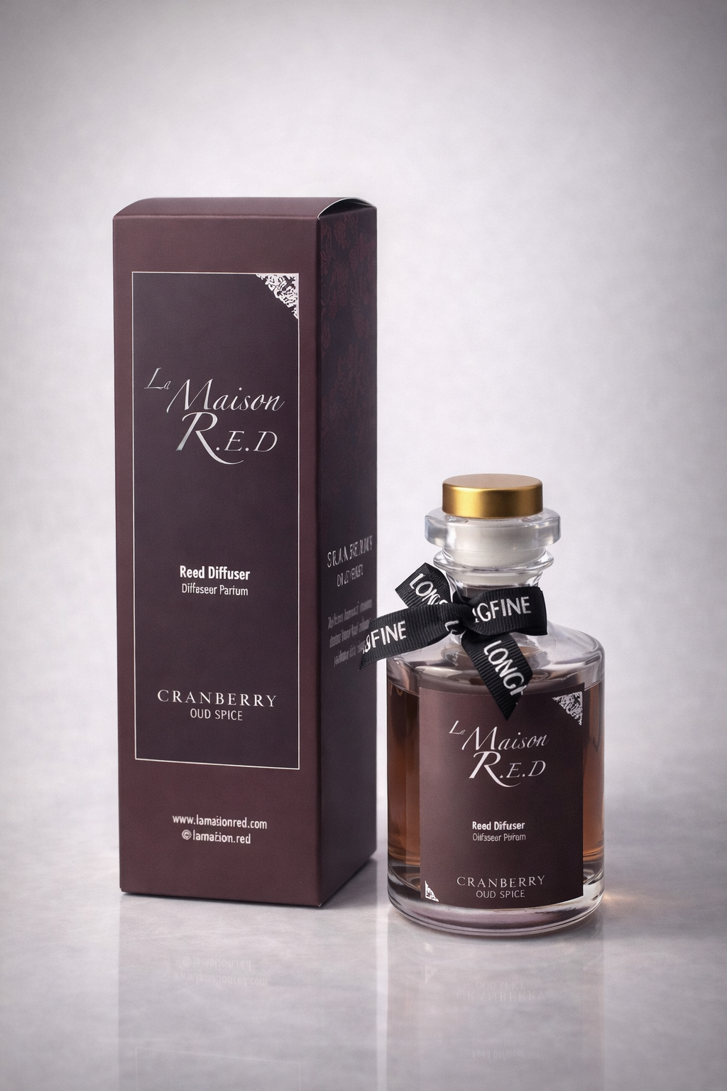 Cranberry Oud Spice Reed Diffuser